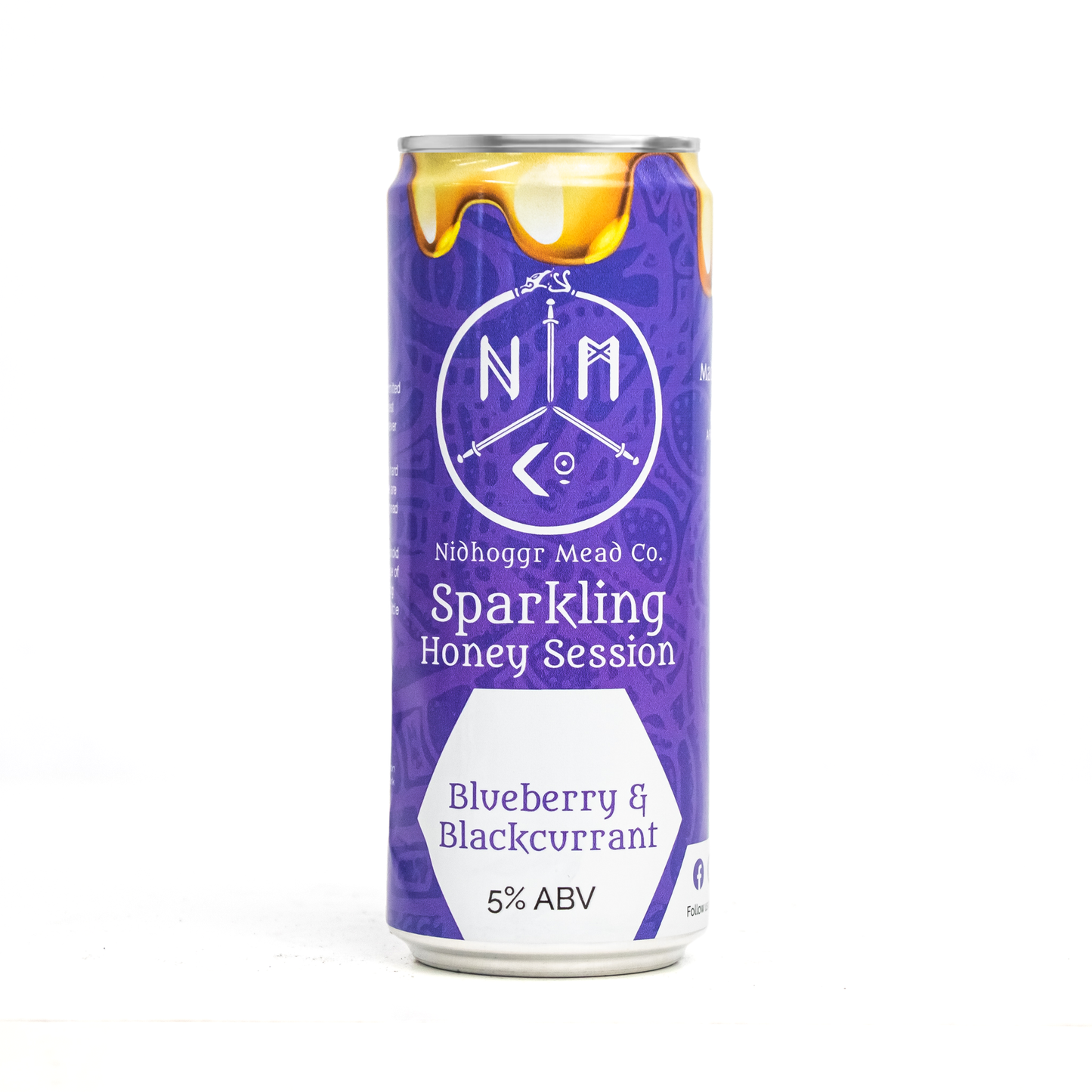 4x Pack of Sparkling Blueberry & Blackcurrant Mead