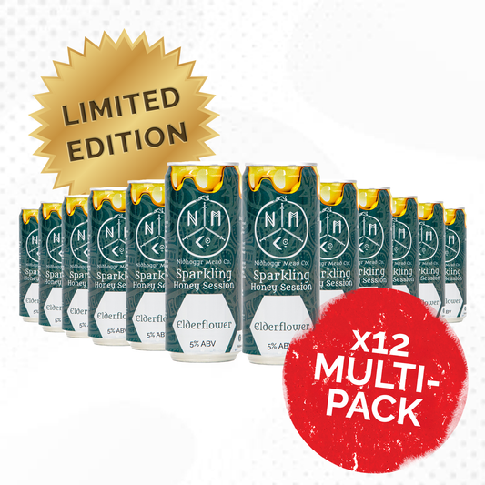 Elderflower Sparkling Mead 12 pack
