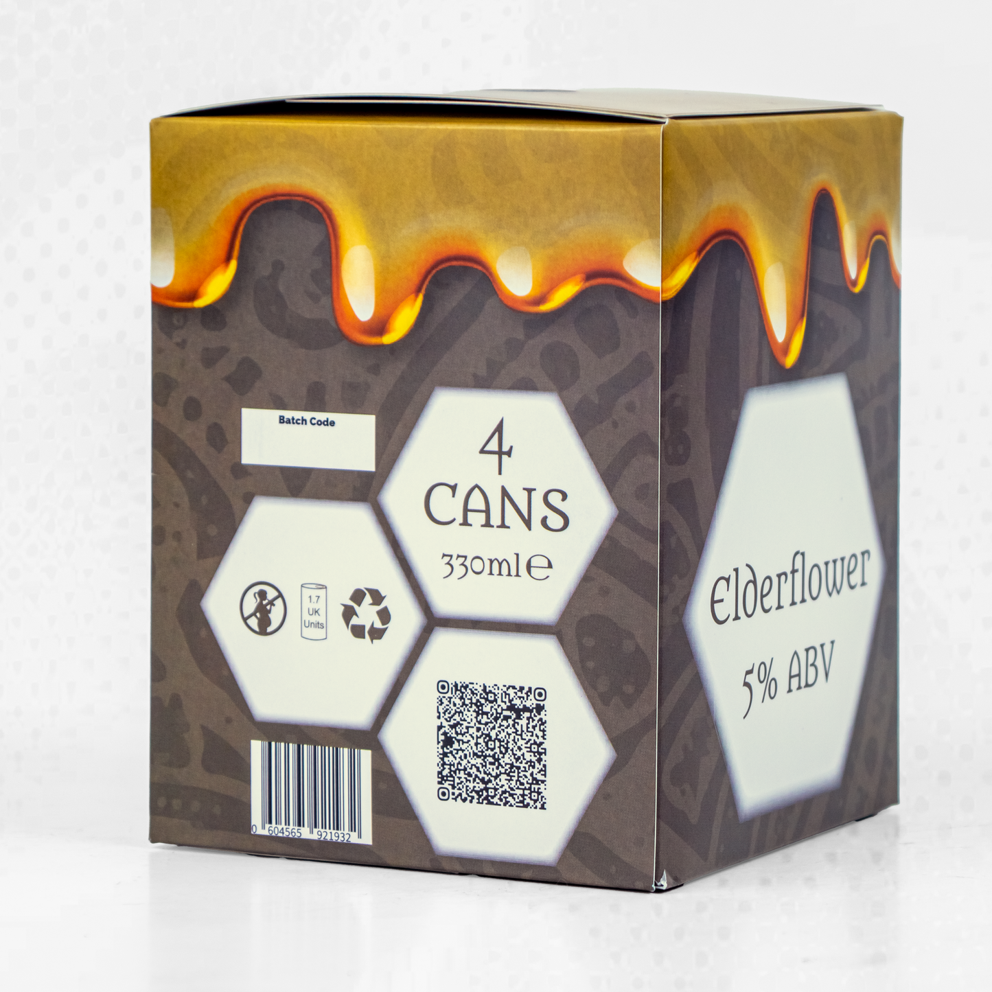 4x pack of Sparkling Elderflower Mead