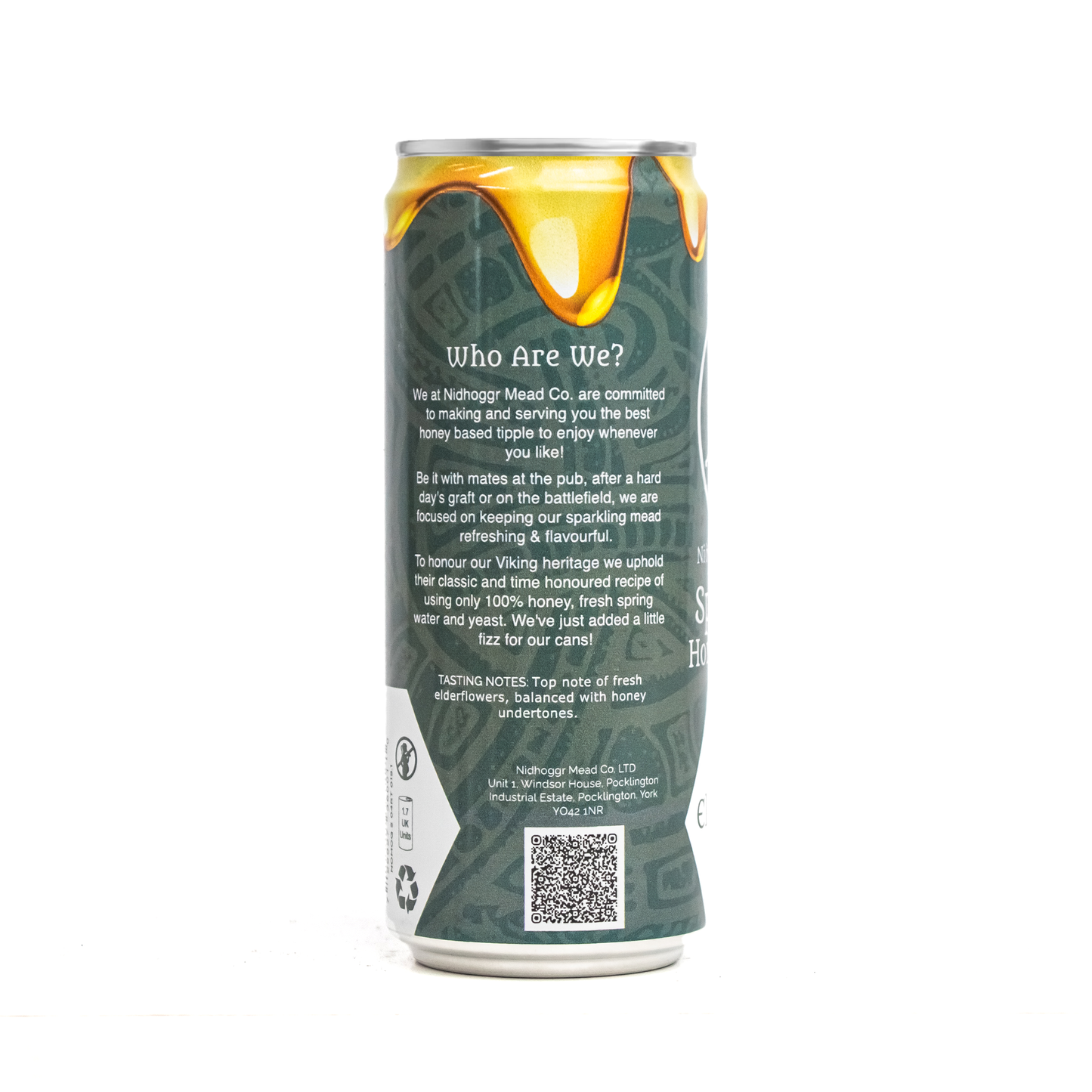 4x pack of Sparkling Elderflower Mead
