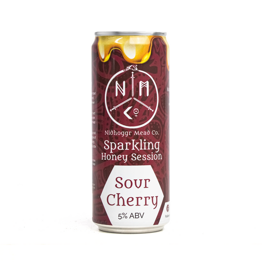 4x Pack of Sparkling Sour Cherry Mead
