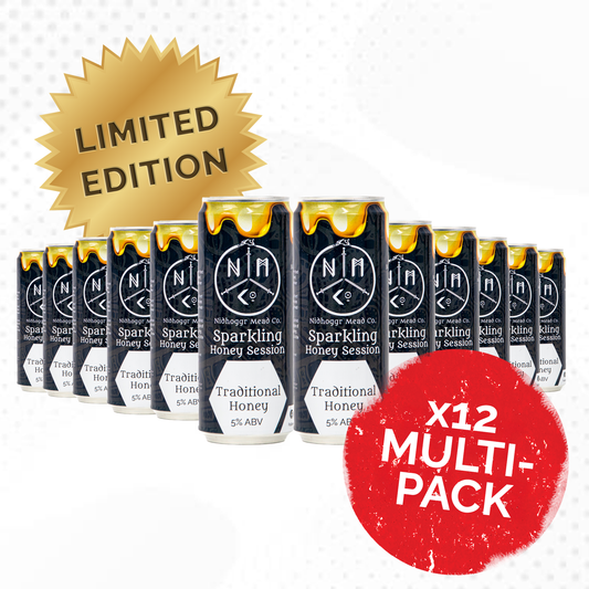 Traditional Sparkling Mead x12 pack