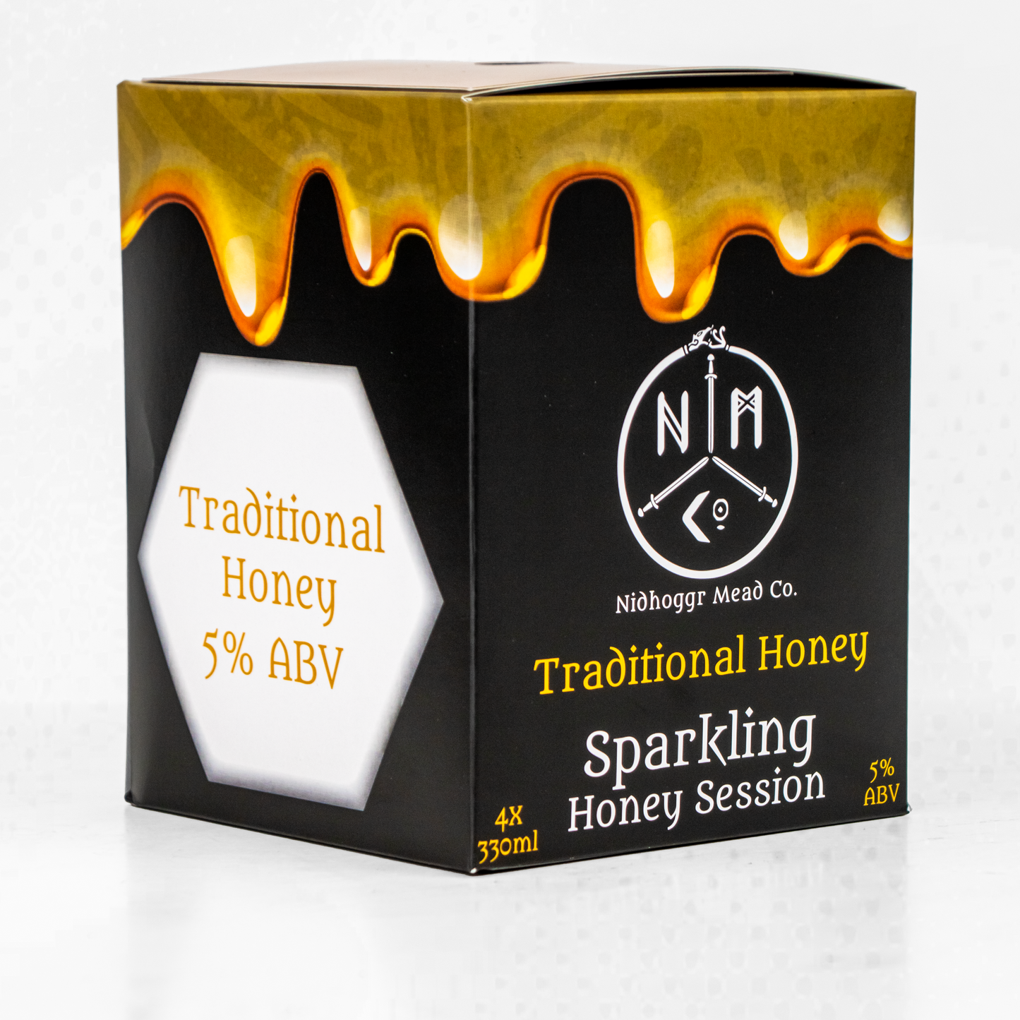 4x Pack of Sparkling Traditional Honey Mead