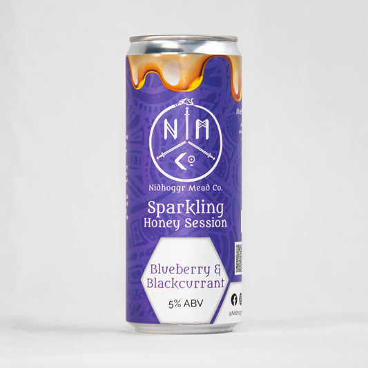 4x Pack of Sparkling Blueberry & Blackcurrant Mead