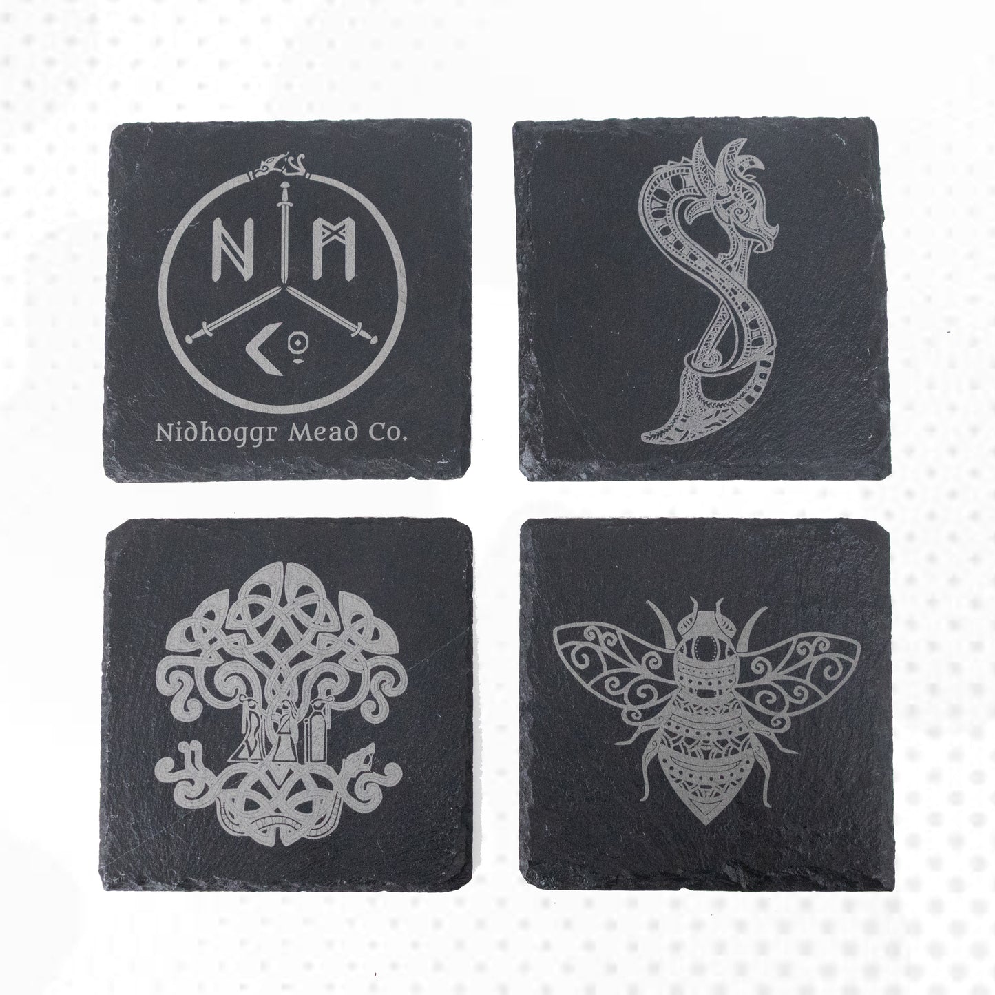 Laser Engraved Slate Coasters